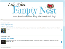 Tablet Screenshot of lifeafteremptynest.com